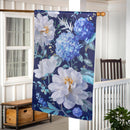 Spring Morning Blooms Suede House Flag