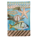 Ocean Currents Suede House Flag