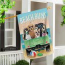Jeep Pups Suede House Flag