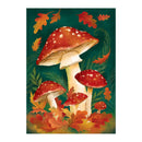 Fungi For Fall Suede House Flag