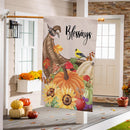 Grateful Cornucopia Suede House Flag