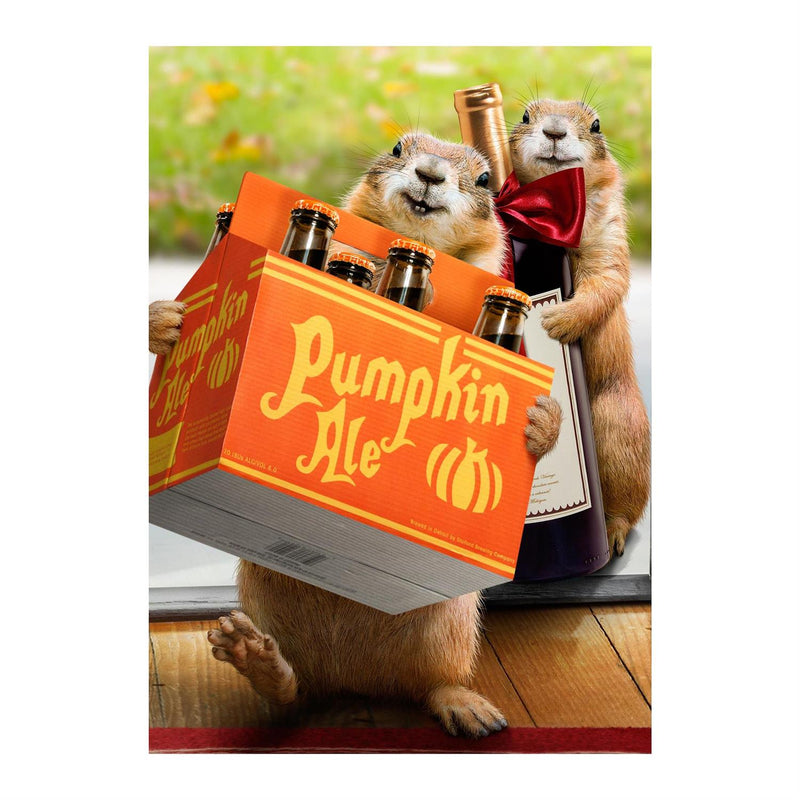 Pumpkin Ale Suede House Flag