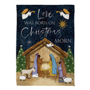 Love Was Born Suede House Flag