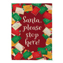 Letters To Santa Suede House Flag