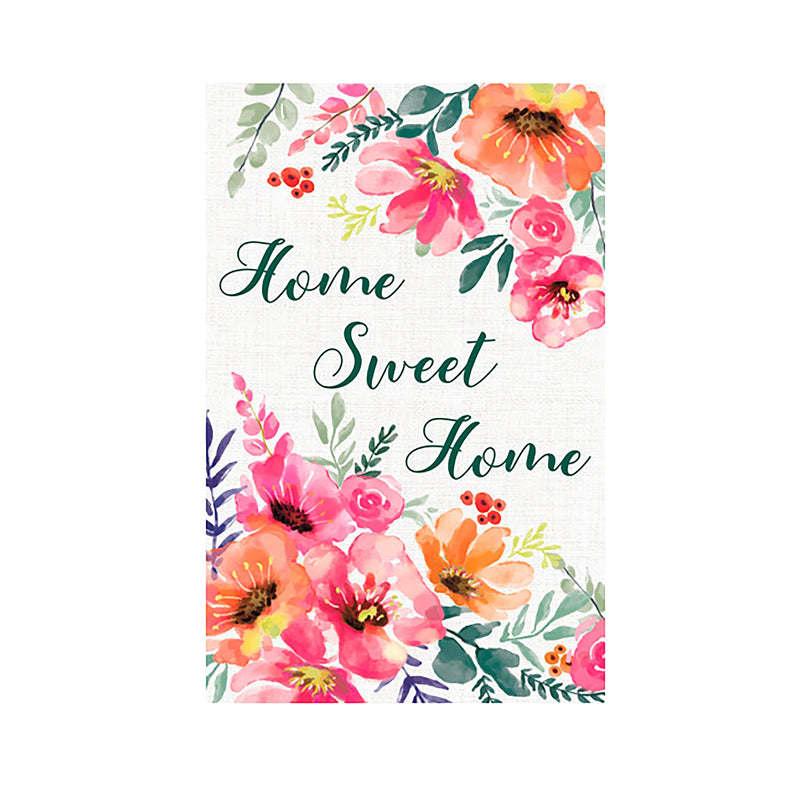 Pastels of Nature Burlap Garden Flag