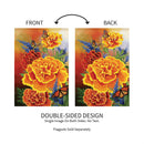 Mariposa Melody Burlap Garden Flag