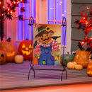 Jack The Scarecrow Burlap Garden Flag_x000D_