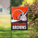 Cleveland Browns Burlap Garden Flag