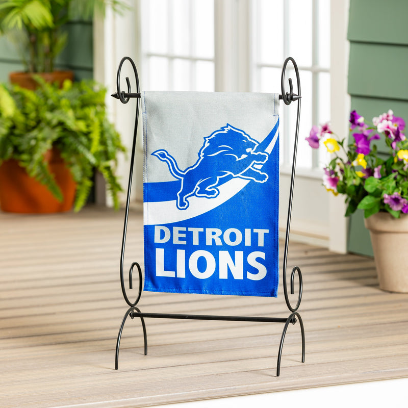 Detroit Lions Burlap Flag GDN Size