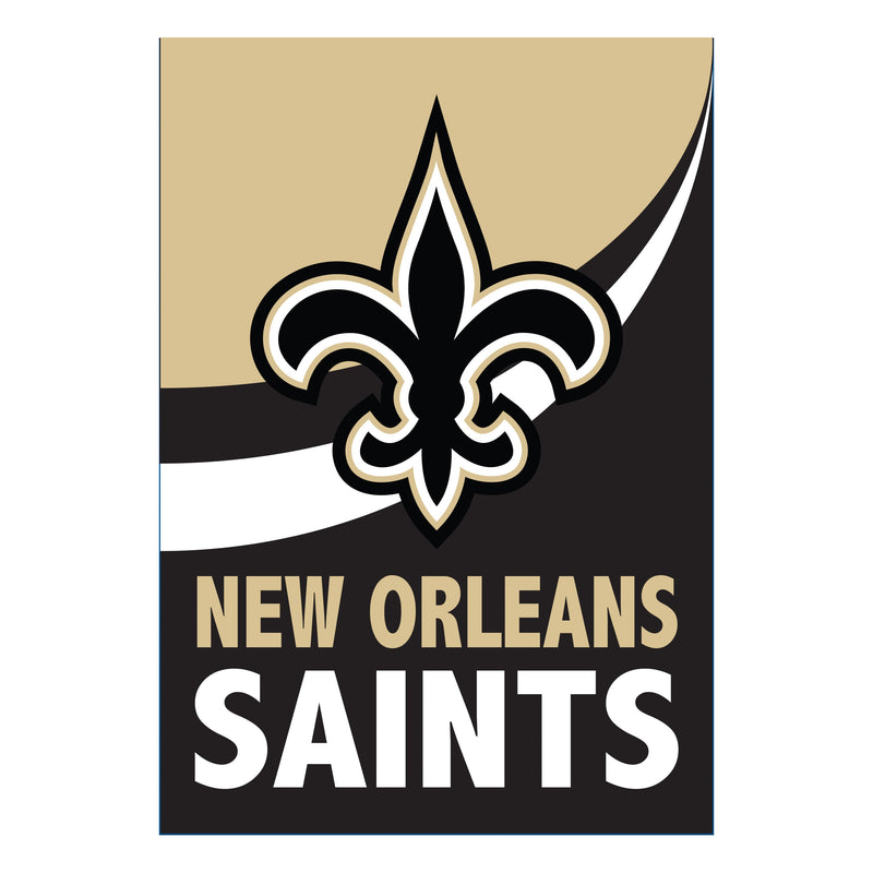 New Orleans Saints Burlap Flag GDN Size