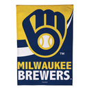 Milwaukee Brewers Burlap Flag GDN Size