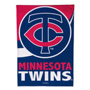 Minnesota Twins Burlap Flag GDN Size