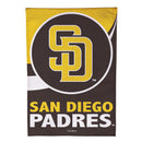 San Diego Padres Burlap Flag GDN Size