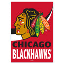 Chicago Blackhawks Burlap Flag GDN Size
