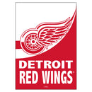Detroit Red Wings Burlap Flag GDN Size