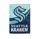 Seattle Kraken Burlap Flag GDN Size