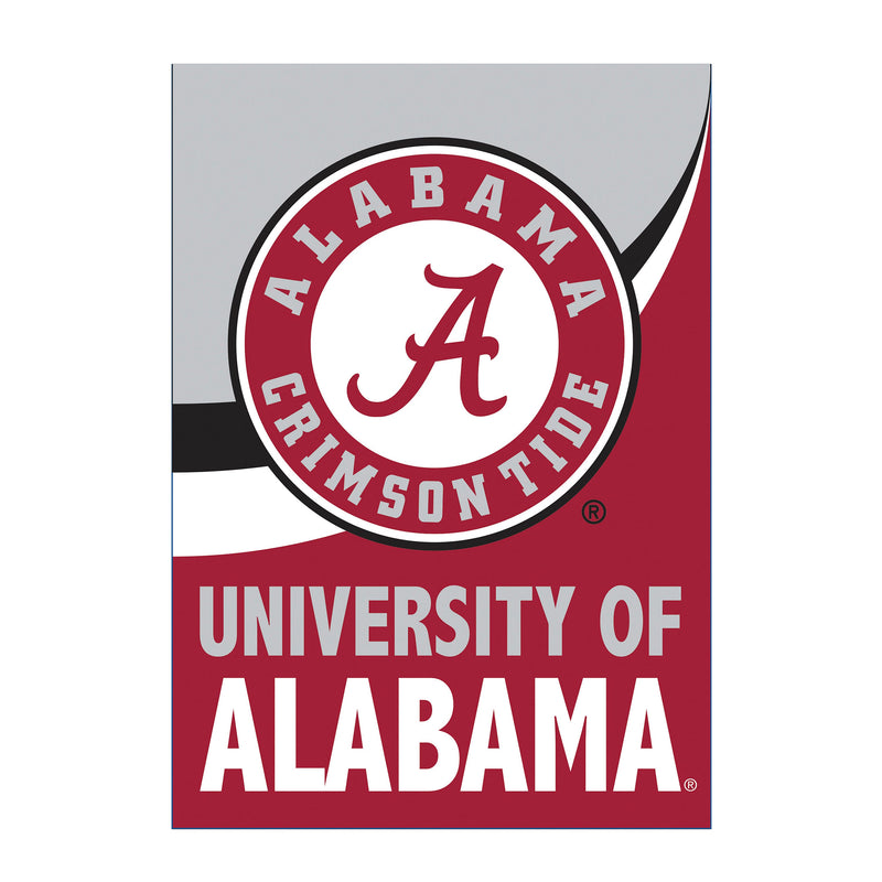 University of Alabama Burlap Flag GDN Size