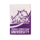 Texas Christian University Burlap Flag GDN Size
