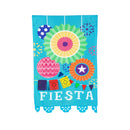 Fiesta Garden Applique Flag