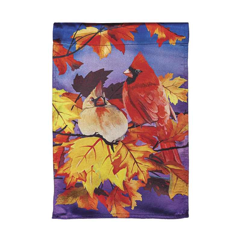 Cardinal Friends Garden Lustre Flag