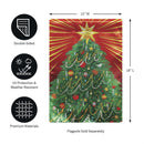 Classic Christmas Tree Lustre Garden Flag