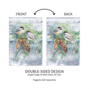 Winter Frost Lustre Garden Flag