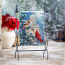 Cardinal Lamp Post Lustre Garden Flag