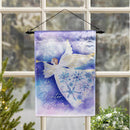 Season To Sparkle Angel Lustre Garden Flag