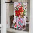 Floral Candy Jar Moire Garden Flag