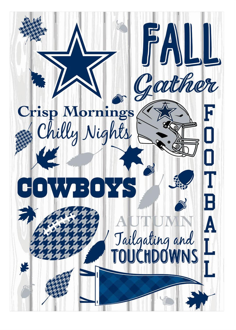 Dallas Cowboys, Moire Flag, GDN, Fall Seasonal