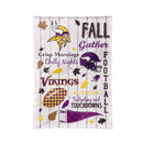 Minnesota Vikings, Moire Flag, GDN, Fall Seasonal