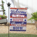 Farmhouse Home Sweet Home Garden Suede Flag