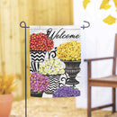 Fall Topiary Suede Garden Flag