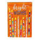 Birthday Party Reversible Suede Garden Flag