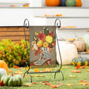 Boot Floral Suede Garden Flag