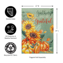 Grateful Gatherings Suede Garden Flag_x000D_