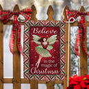 Believe Fairy Suede Garden Flag