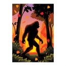 Bigfoot Fall Suede Garden Flag_x000D_