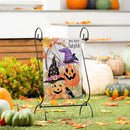 Couple Of Jacks Pumpkin Suede Garden Flag_x000D_