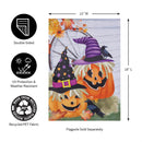 Couple Of Jacks Pumpkin Suede Garden Flag_x000D_