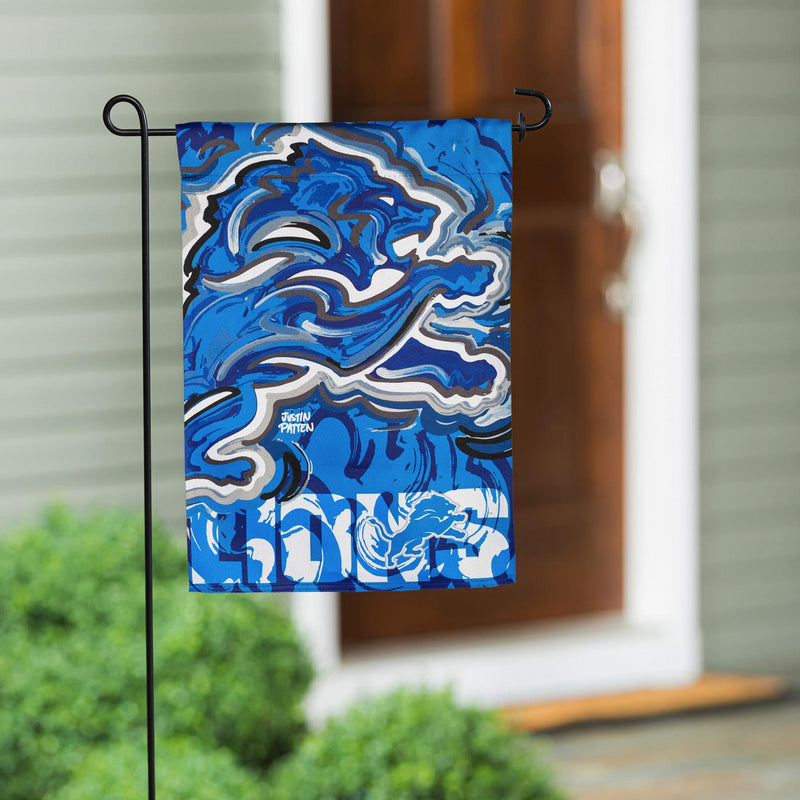 Detroit Lions, Suede GDN, Justin Patten Logo