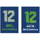Flag, Suede, Glitter, DS, Gar, Seattle Seahawks, 12