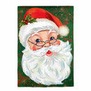 Merry Santa Applique House Flag