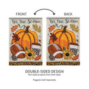 Tis' The Season Fall Applique House Flag