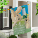 Squirrel Feeder Applique House Flag