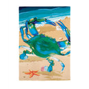 Blue Crab Applique House Flag