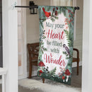 Wondering Heart Applique House Flag