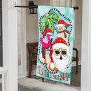 Tis The Sea-Sun Applique House Flag