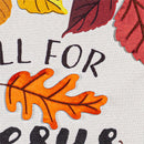 Fall For Jesus Applique House Flag