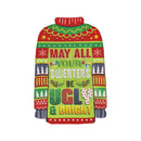 Ugly Sweater Shaped Applique House Flag